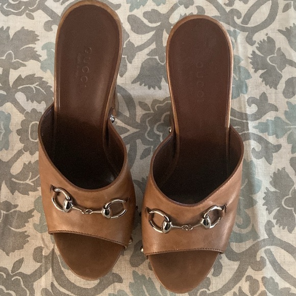 Gucci, Morena, Leather Platform - Size IT 37.5, US 7.5 - Picture 3 of 13